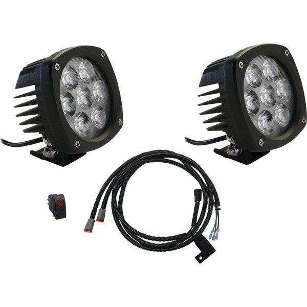 Tiger Lights LED Work Light Kit For Kubota 900 10 Amps, 13600 Lumens, 12-24 Volt; TLKB1